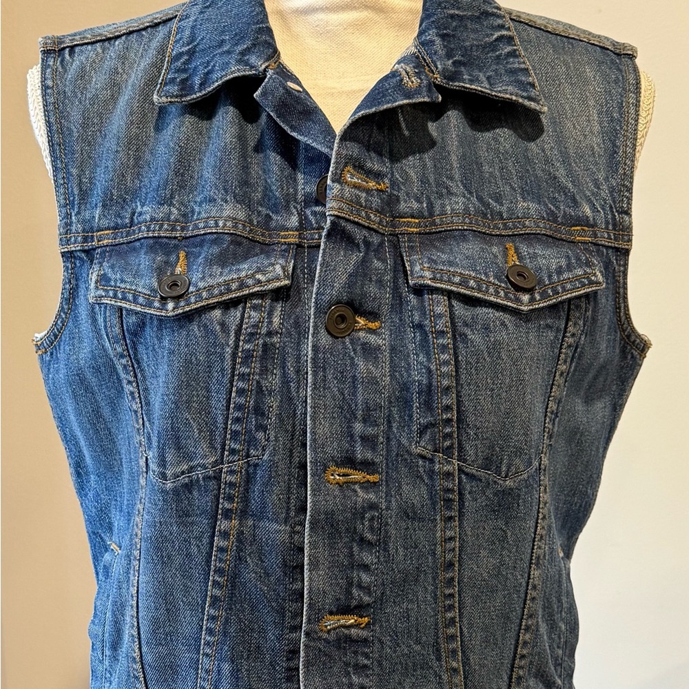 Proenza Schouler Blue Denim Vest